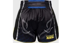 Venum x TEKKEN 8 Muay Thai šortai King, juodi/geltoni