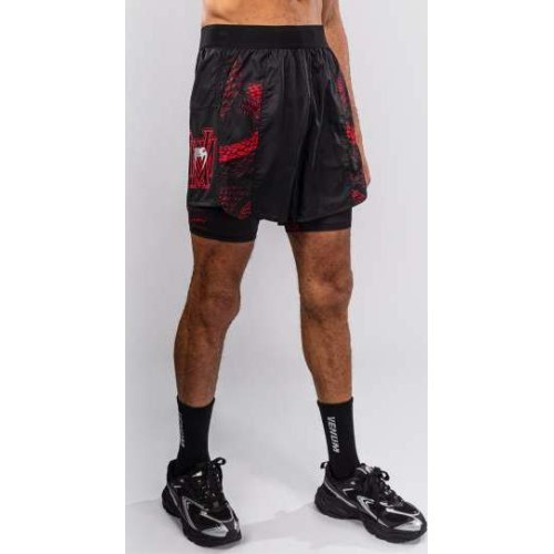 Venum Matupa Training Shorts - Black/Red/Silver