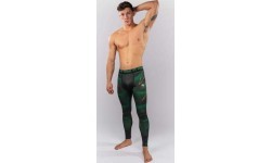 Мужские леггинсы Venum Matupa (spats), чёрный/зелёный/золотой