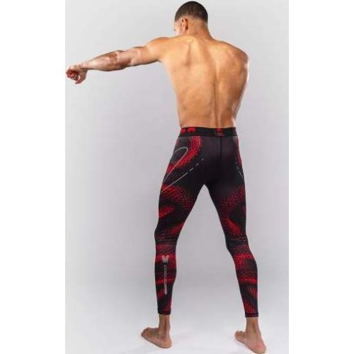 Леггинсы Venum Matupa - Black/Red/Silver