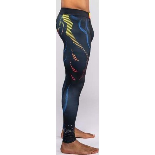 Venum x TEKKEN 8 Spats - Yoshimitsu - Black/Orange