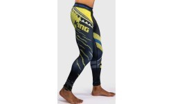 Леггинсы Venum x TEKKEN 8 Spats King чёрно-жёлтые