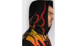 Venum x TEKKEN 8 džemperis su gobtuvu – Yoshimitsu – juoda/oranžinė