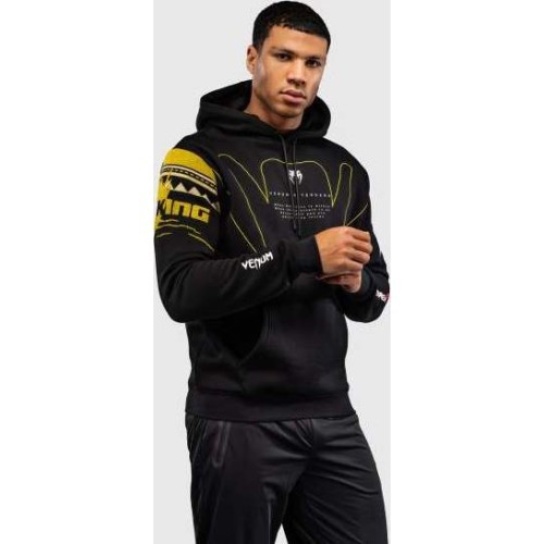 Venum x TEKKEN 8 džemperis su gobtuvu - King - juoda/geltona