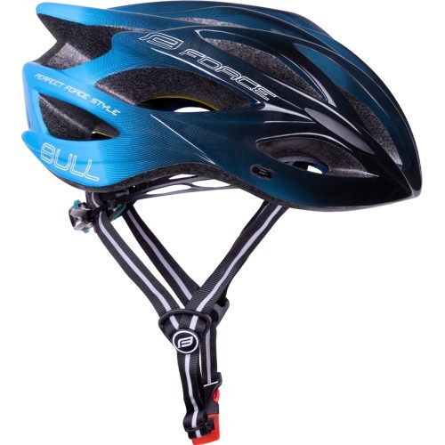 FORCE BULL HUE MIPS helmet, size S-M (55-58 cm), blue/black