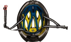 Šalmas FORCE BULL HUE MIPS // dydis S-M (55-58 cm) (mėlyna/juoda)