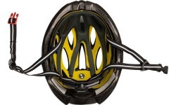 Шлем FORCE Bull Hue MIPS, размер S-M (55-58 см), бело-черный