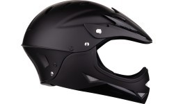 Детский шлем FORCE DOWNHILL Junior, размер S-M (54-58 см), чёрный