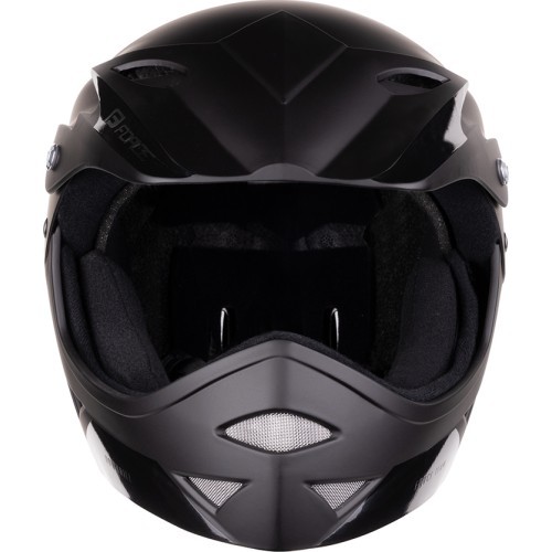 Детский шлем FORCE DOWNHILL Junior, размер S-M (54-58 см), чёрный