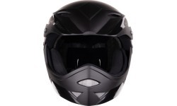 Vaikiškas šalmas FORCE DOWNHILL Junior // dydis S-M (54-58 cm) (juoda)