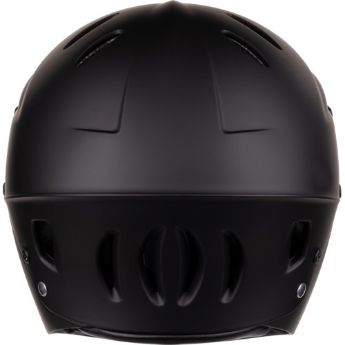 Vaikiškas šalmas FORCE DOWNHILL Junior // dydis S-M (54-58 cm) (juoda)
