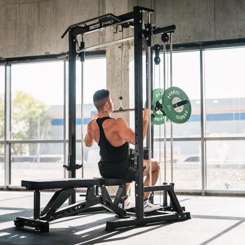 SMITH MACHINE WITH PLATE-LOADED CABLE SYSTEM SWC3101 SEMI COMMERCIAL HMS