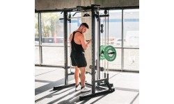 SMITH MACHINE WITH PLATE-LOADED CABLE SYSTEM SWC3101 SEMI COMMERCIAL HMS