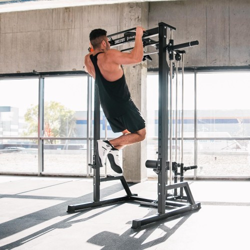 SMITH MACHINE WITH PLATE-LOADED CABLE SYSTEM SWC3101 SEMI COMMERCIAL HMS
