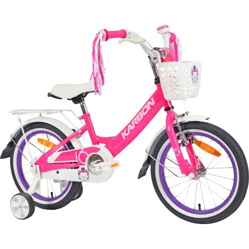 Karbon Tiara 16 bike, pink