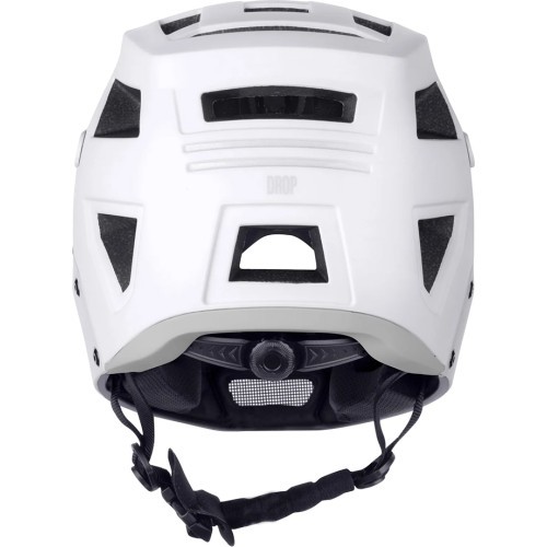 FORCE Drop Downhill helmet // size: XS-S (51-54 cm) (white/grey)