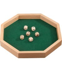 Kauliukų padėklas Philos Octagon, 28 cm