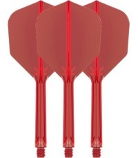 Dart Flights Target K-Flex No.6 Medium – 3-Pack - Red