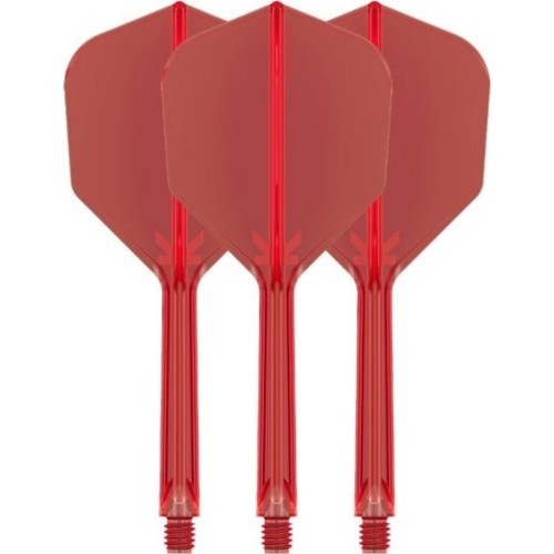 Dart Flights Target K-Flex No.6 Medium – 3-Pack - Red