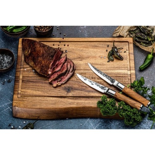 Forged Olive steak knife set