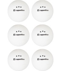 Stalo teniso kamuoliukai inSPORTline Elisenda S3 – 6 vnt. - Balta