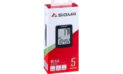 Dviračio kompiuteris Sigma BC 5.0 su laidu, 5 funkcijos