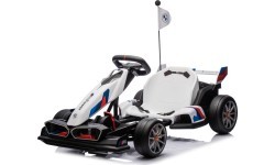 BMW kartingas su driftavimo funkcija, baltas