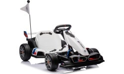 BMW kartingas su driftavimo funkcija, baltas