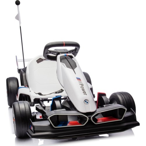 BMW kartingas su driftavimo funkcija, baltas