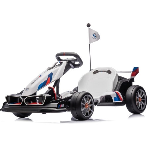BMW kartingas su driftavimo funkcija, baltas