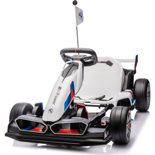 BMW kartingas su driftavimo funkcija, baltas