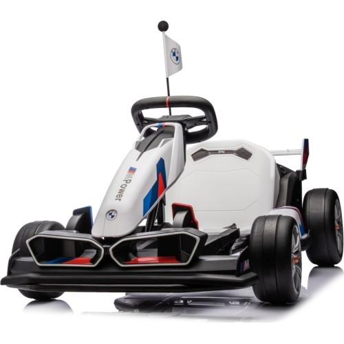 BMW kartingas su driftavimo funkcija, baltas