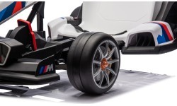 BMW kartingas su driftavimo funkcija, baltas