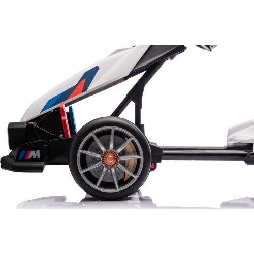 BMW kartingas su driftavimo funkcija, baltas
