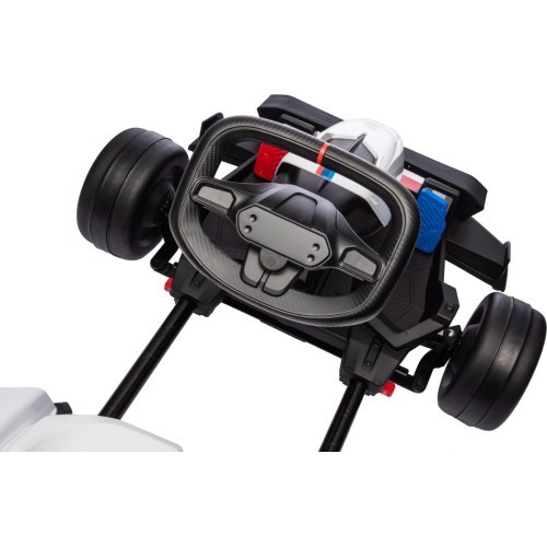 BMW kartingas su driftavimo funkcija, baltas