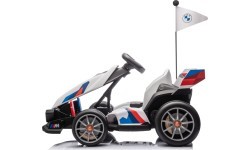 BMW kartingas su driftavimo funkcija, baltas