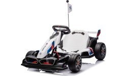 BMW kartingas su driftavimo funkcija, baltas