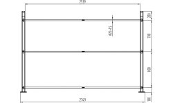 STR43 GYM BALLS RACK HMS
