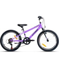 CROSS Harmony 20" children's bike, 6-speed, size 10" (25 cm), purple