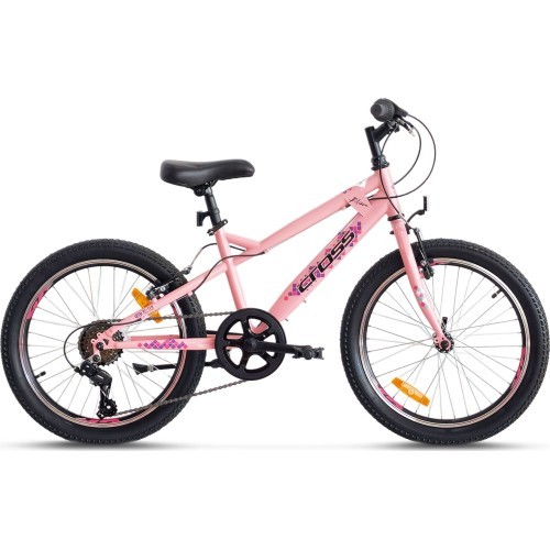 Велосипед CROSS Alissa SP 20" // 7 скоростей, размер 10" (25 см), розовый