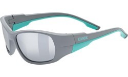 Akiniai Uvex sportstyle 514 grey matt / mirror silver