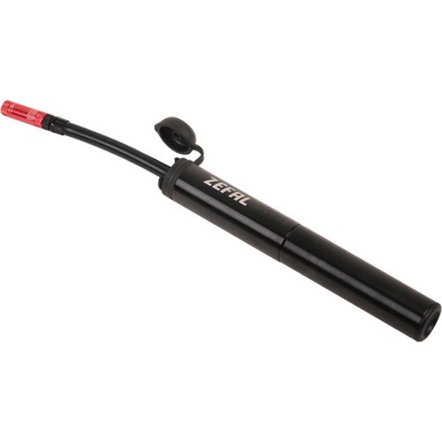 Zéfal Gravel Mini Pump hand pump, 80 PSI / 5.5 bar, with AV/FV hose, aluminium