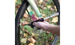 Zéfal Gravel Mini Pump hand pump, 80 PSI / 5.5 bar, with AV/FV hose, aluminium