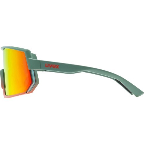 Uvex Sportstyle 235 Glasses, moss grapefruit / mirror red