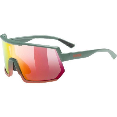 Uvex Sportstyle 235 Glasses, moss grapefruit / mirror red