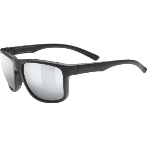 Uvex Sportstyle 312 glasses black mat / mirror silver