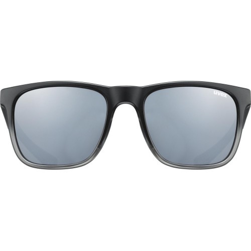 Uvex lgl 42 glasses black transparent / mirror silver