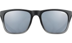 Akiniai Uvex lgl 42 black transparent / mirror silver