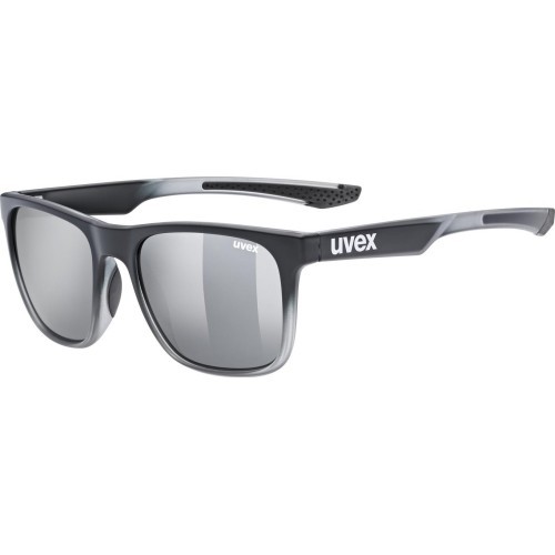 Очки Uvex lgl 42 black transparent / mirror silver
