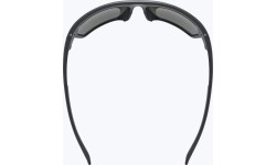 Uvex Sportstyle 238 glasses, black matte / mirror silver